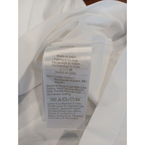 Madewell NWT White Size Small   Puff Sleeve Knit Top NV971 Mixed Media MSRP $52 - Picture 12 of 12